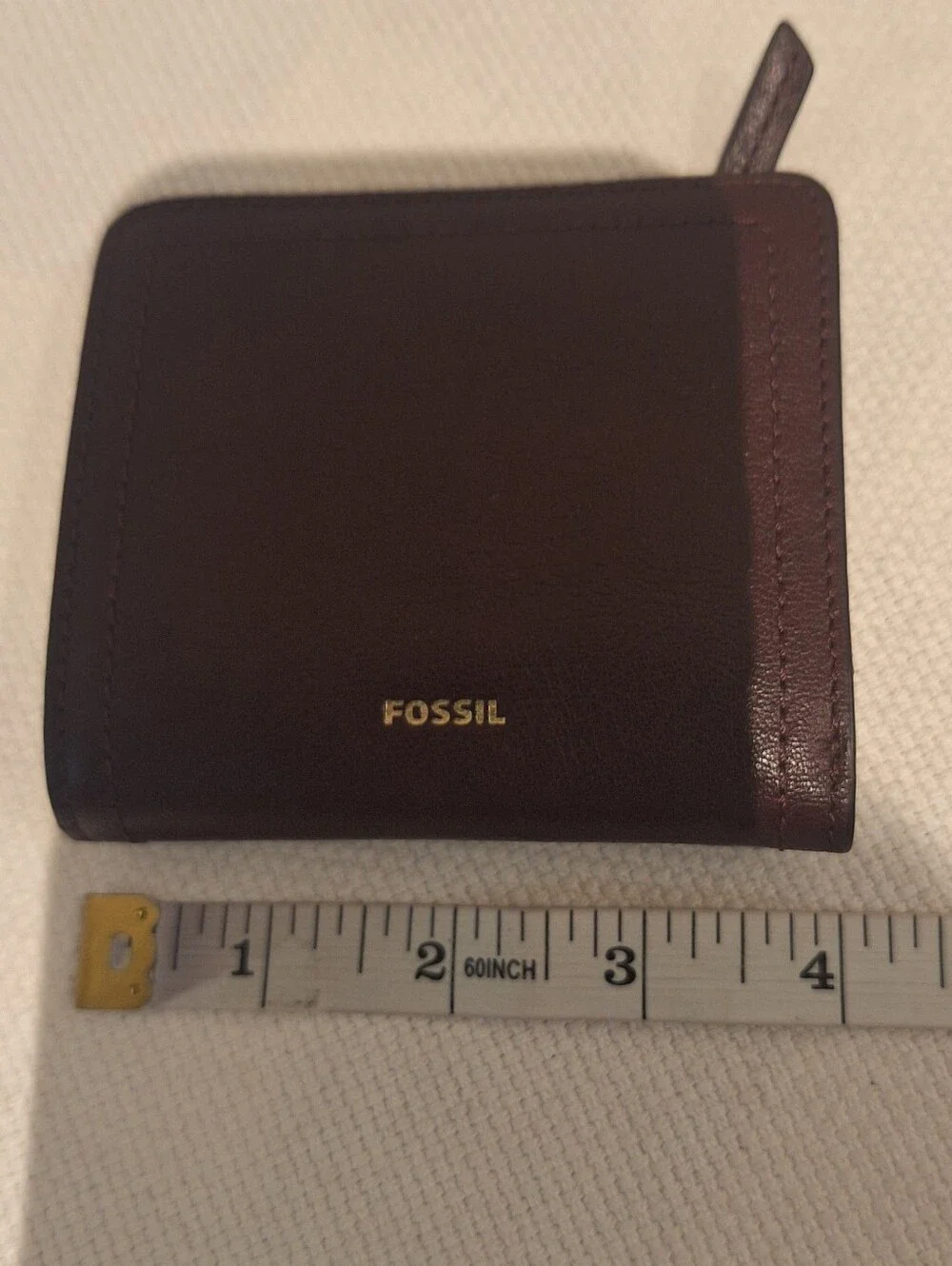 Fossil Leather Bifold Wallet in Brown